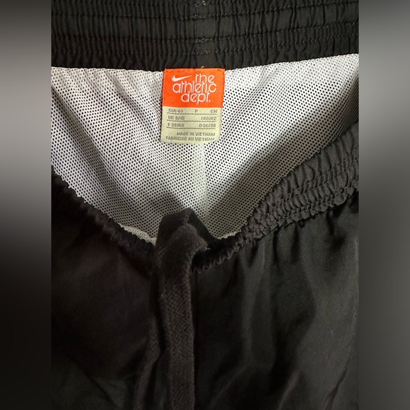 Y2K Black Nike Wind Breaker Sweatpants - Picture 7 of 8